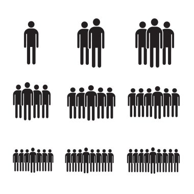 Nüfus insanlar simge tasarlamak Dizayn