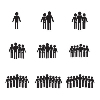 Nüfus insanlar simge tasarlamak Dizayn