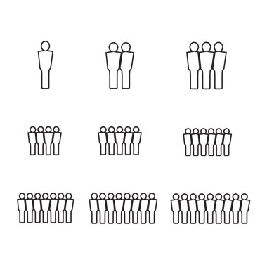 Nüfus insanlar simge tasarlamak Dizayn