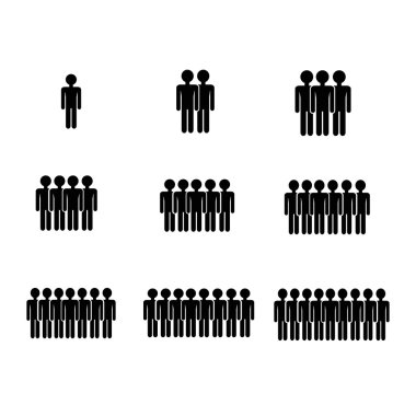Nüfus insanlar simge tasarlamak Dizayn
