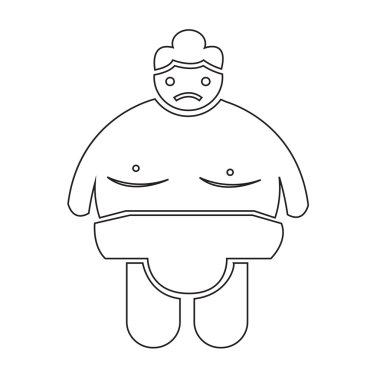 İnsanlar simge tasarlamak dizayn güreş sumo