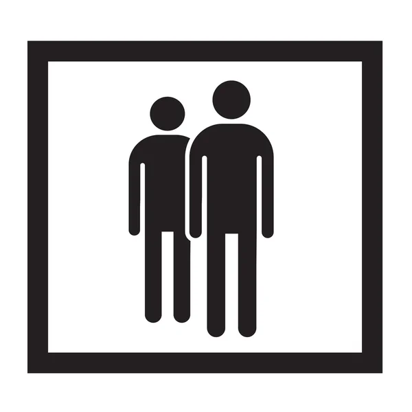 Man pictogram afbeelding ontwerp — Stockvector