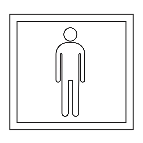 Człowiek ikona ilustracja projektu — Wektor stockowy