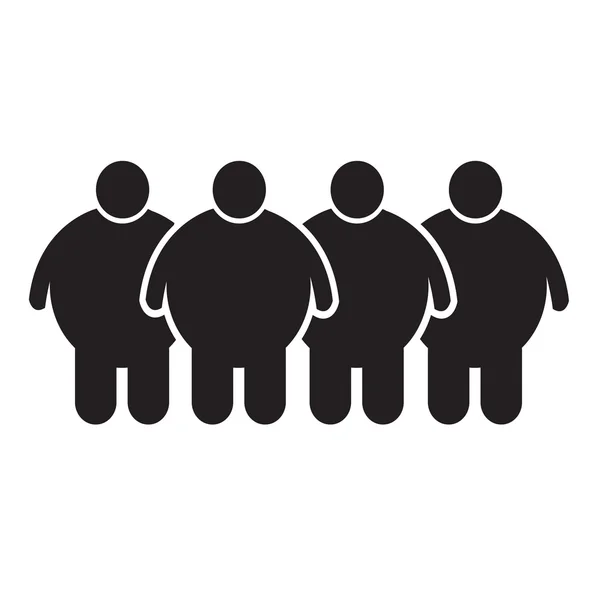 胖人图标插画设计 — 图库矢量图片