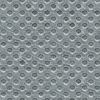 Dikişsiz çizilmiş metal doku - noktalı deseni