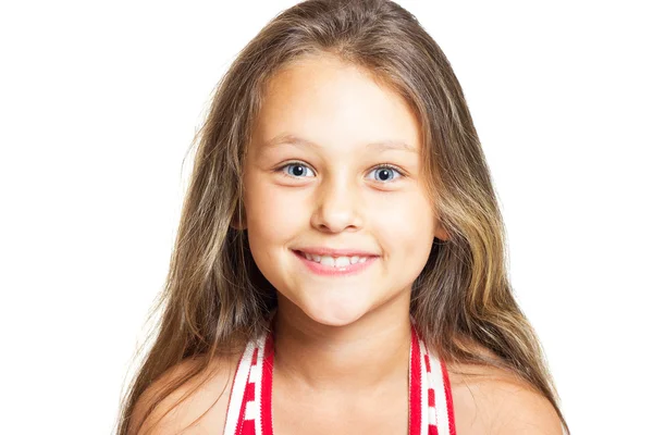 Retrato de una hermosa niña — Foto de Stock