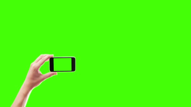 Handhållen smartphone — Stockvideo