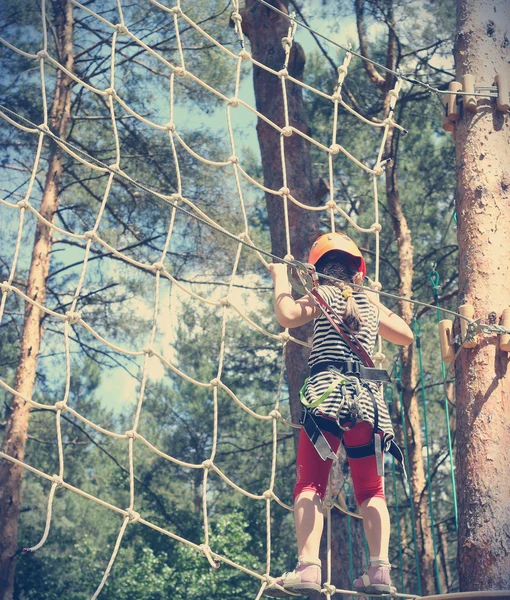 Training young tourist — Stock fotografie