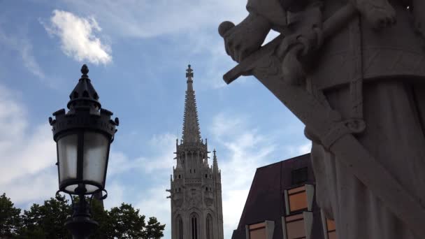 Eglise Matthias Budapest Hongrie Tourné Uhd — Video