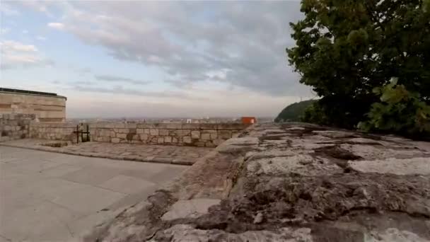 Ancien Château Budapest Hongrie Tourné Uhd — Video