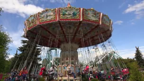 太吸引人了Carousel 拍于4K Uhd — 图库视频影像