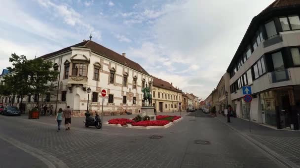 Iglesia Matthias Budapest Hungría Disparo Uhd — Vídeos de Stock