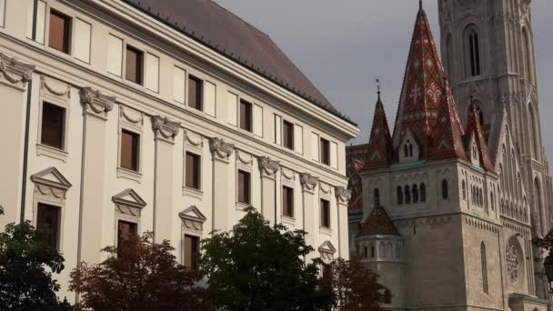 Eglise Matthias Budapest Hongrie Tourné Uhd — Video