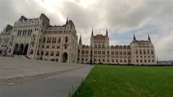 Magyar Parlament Budapesten Lövés Ban Uhd — Stock videók
