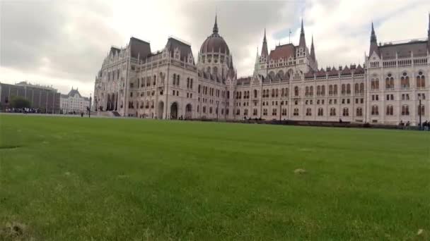 Magyar Parlament Budapesten Lövés Ban Uhd — Stock videók