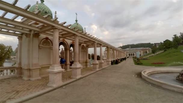 Buda Castle Royal Palace Budapest Hungary Shot Uhd — Stock Video