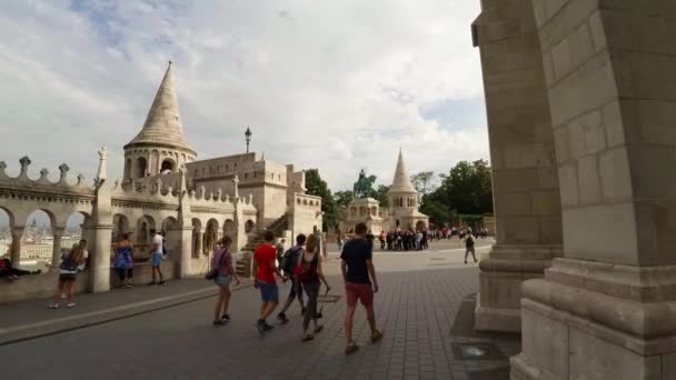 Kostel Matthiase Budapešti Maďarsko Výstřel Uhd — Stock video