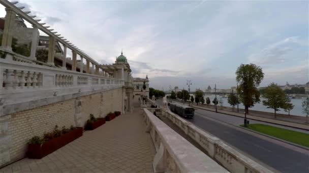 Buda Slott Kungliga Slottet Budapest Ungern Skjuten Uhd — Stockvideo