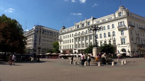 Budapest Architektur Alte Häuser Straßen Und Stadtviertel Ungarn Gedreht Uhd — Stockvideo