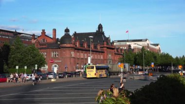 Helsinki 'deki eski gümrük binası. 4K içinde video 