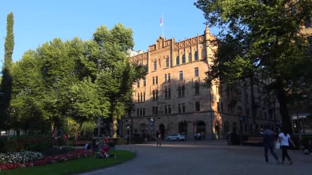 Helsinki Finlandia Estate 2015 Helsinki Attrazioni Strade Cittadine Finlandia Girato — Video Stock