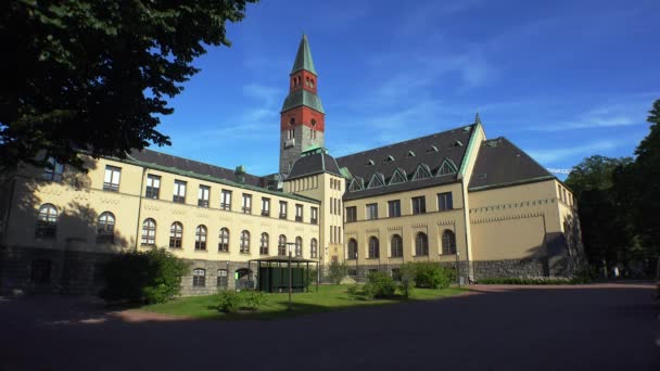 Muzeum Narodowe Helsinkach Wideo Rozdzielczości — Wideo stockowe