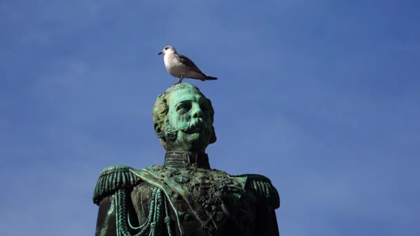 Monumento Alejandro Helsinki Video — Vídeos de Stock