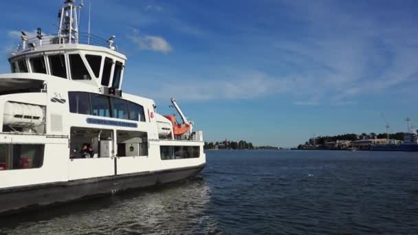 Harbor Port Helsinki Shot Uhd — Stock Video