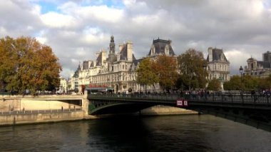 Ville Oteli, Paris Belediye Binası. Fransa. 4K 'da video, UHD