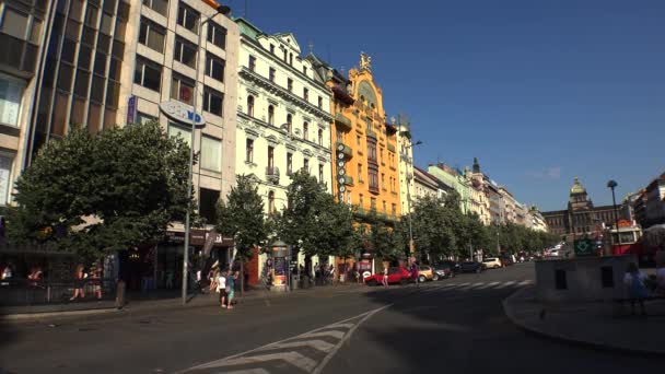 Praga Vechiul Praga Arhitectură Case Vechi Străzi Cartiere Republica Cehă — Videoclip de stoc
