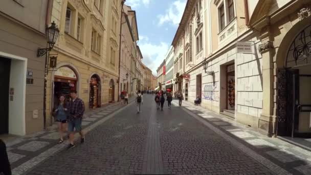 Prag Tschechische Republik Sommer 2015 Prag Das Alte Prag Architektur — Stockvideo