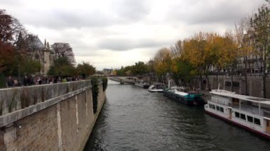 Notre Dame Katedrali Paris. Fransa. 4K, UHD