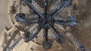Ossuary, Kostnice, Çek Cumhuriyeti, Kutna Hora, Sedlec. 4K 'de video, UHD. Gerçek zamanlı..