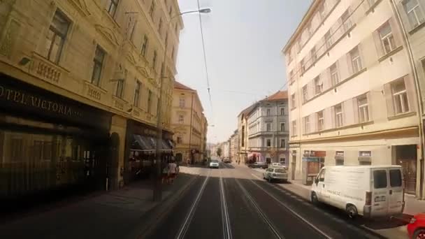 Praga Vieja Praga Arquitectura Casas Antiguas Calles Barrios República Checa — Vídeo de stock