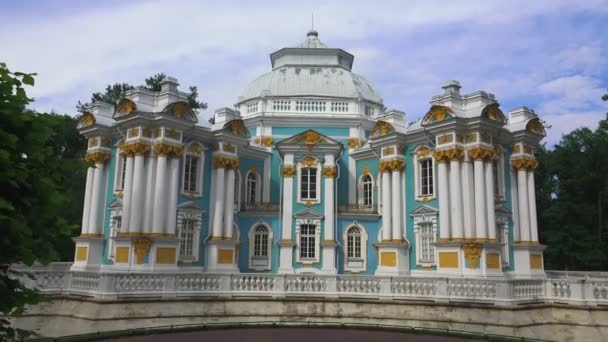 Pustelnia Puszkin Jestem Catherine Park Sarskoje Selo Architektura Pomniki Pałace — Wideo stockowe