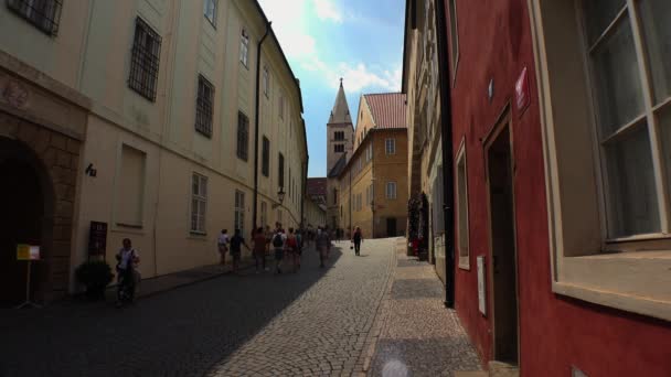 Praha Česká Republika Léto 2015 Praha Stará Praha Architektura Staré — Stock video