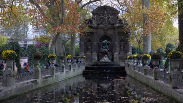 프랑스 파리의 룩셈부르크 프랑스 Jardin Luxembourg Uhd 비디오 — 비디오