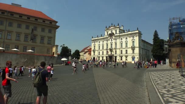 Prag Tjeckien Summer 2015 Prag Gamla Prag Arkitektur Gamla Hus — Stockvideo