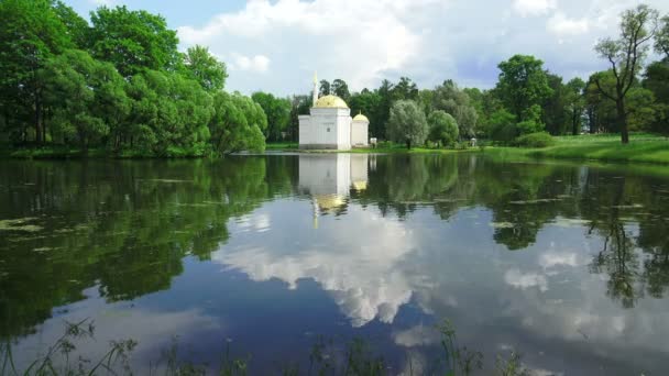 Türk Hamamı Puşkin Catherine Park Tsarskoye Selo Mimari Anıtlar Saraylar — Stok video