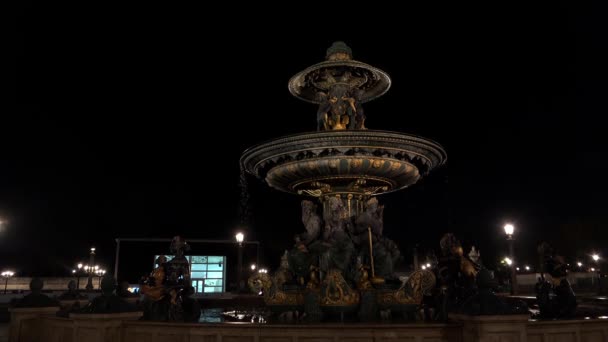 Paris Arhitectură Atracții Case Vechi Străzi Cartiere Locații Iconice Noapte — Videoclip de stoc
