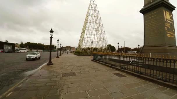 Paris Architecture Attractions Old Houses Streets Neighborhoods Iconic Locations Shot — Stock Video