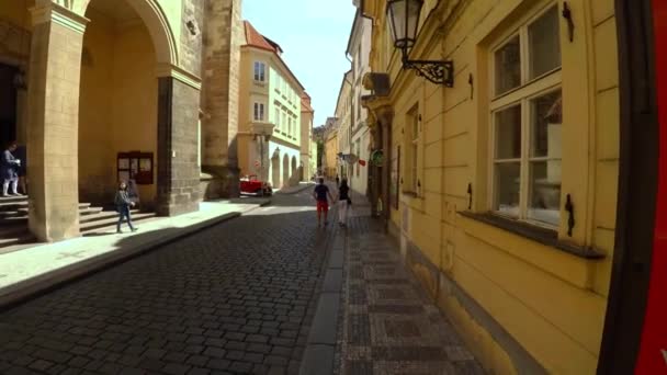 Prag Tschechische Republik Sommer 2015 Prag Das Alte Prag Architektur — Stockvideo