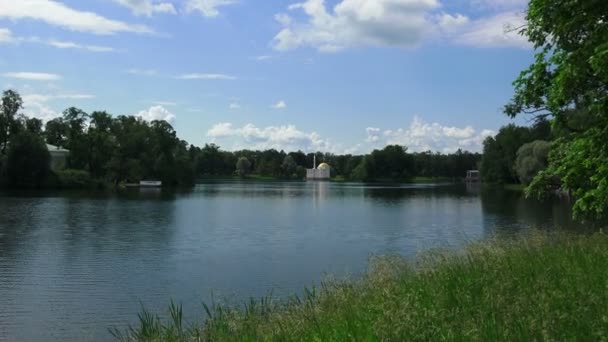 Banho Turco Pushkin Catherine Park Tsarskoye Selo Arquitectura Monumentos Palácios — Vídeo de Stock