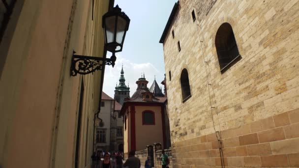 Prague Czech Republic Summer 2015 Church Vitus Празі Чеська Республіка — стокове відео