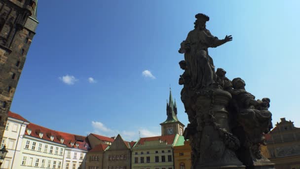 Praga Vechiul Praga Arhitectură Case Vechi Străzi Cartiere Republica Cehă — Videoclip de stoc