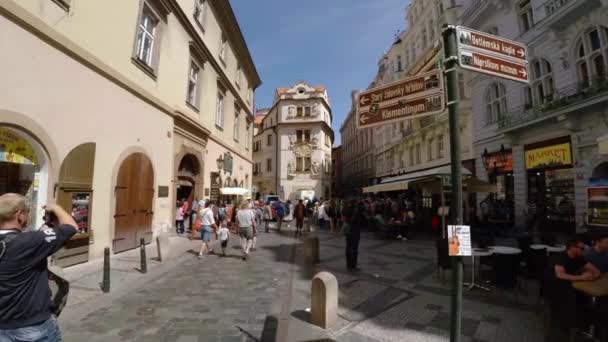 Prag Tschechische Republik Sommer 2015 Prag Das Alte Prag Architektur — Stockvideo