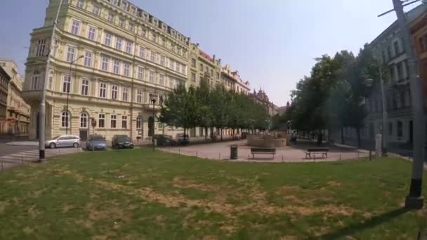 Praga Vieja Praga Arquitectura Casas Antiguas Calles Barrios República Checa — Vídeo de stock