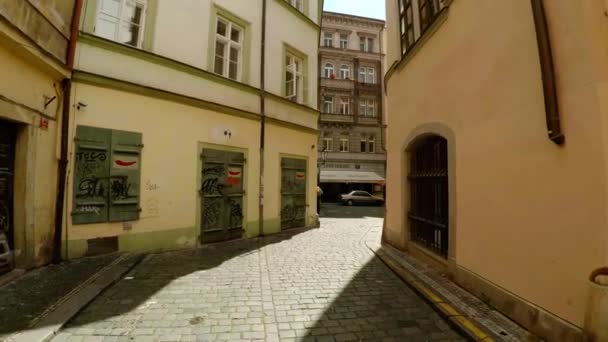 Prag Tschechische Republik Sommer 2015 Prag Das Alte Prag Architektur — Stockvideo