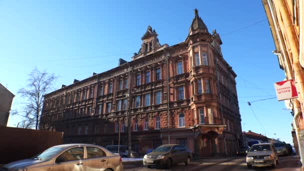 Vyborg Old Buildings Architecture Landmarks Video Uhd Real Time — 图库视频影像