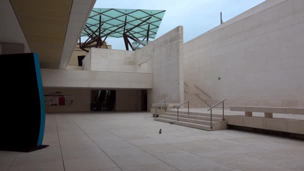 Caixaforum Museum Casaramona Barcelona Španělsko Video Uhd — Stock video